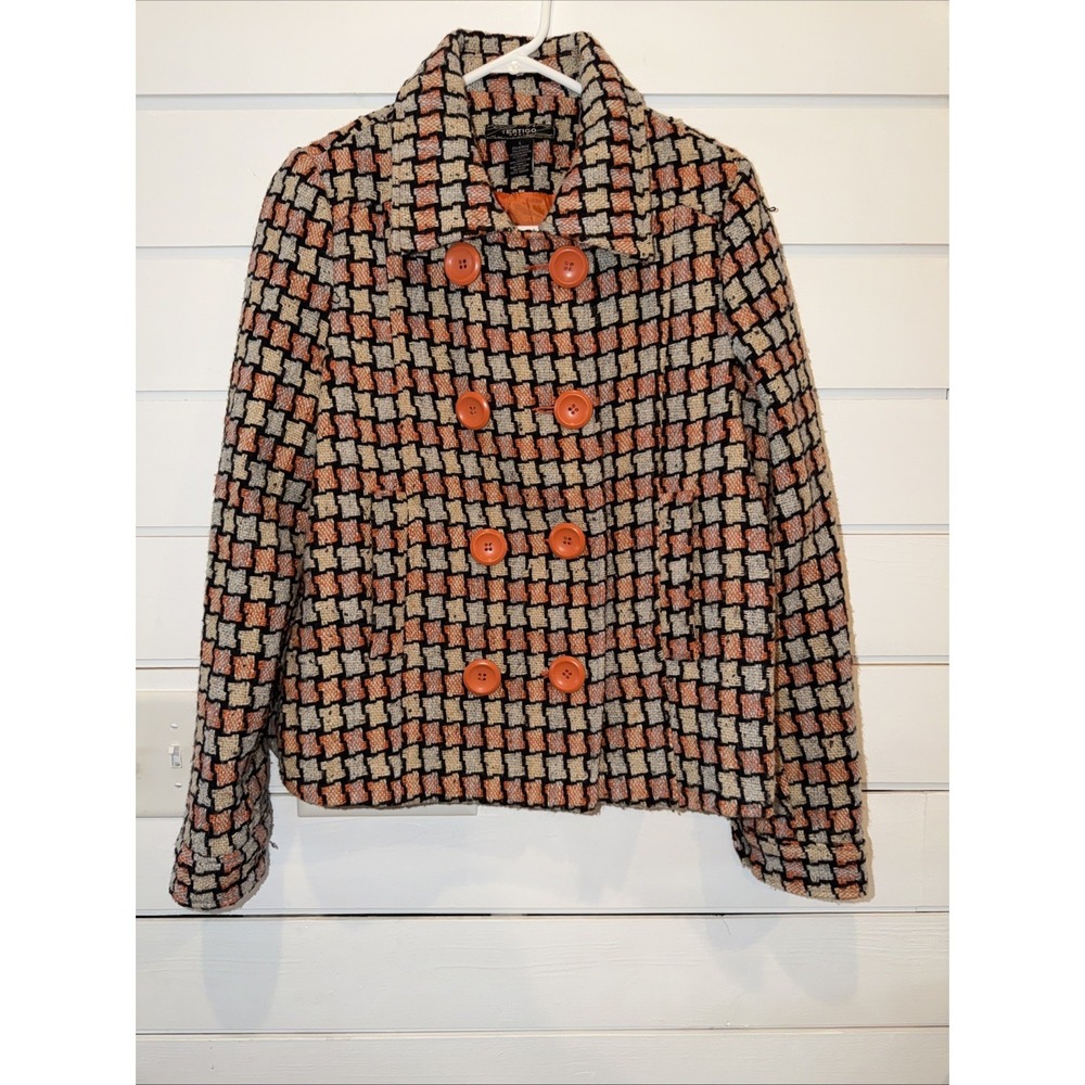 Trendy Wmns Vertigo Blazer Fully Lined Original $260. Sz L‎ Paris GW996